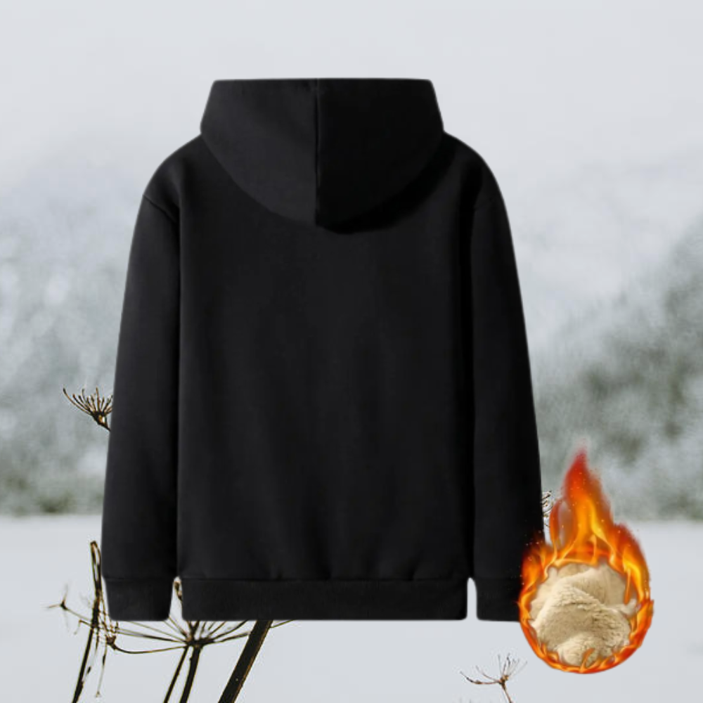 50% RABATT || Nele™- Kuschelige Unisex-Lammfell-Kapuzenjacke