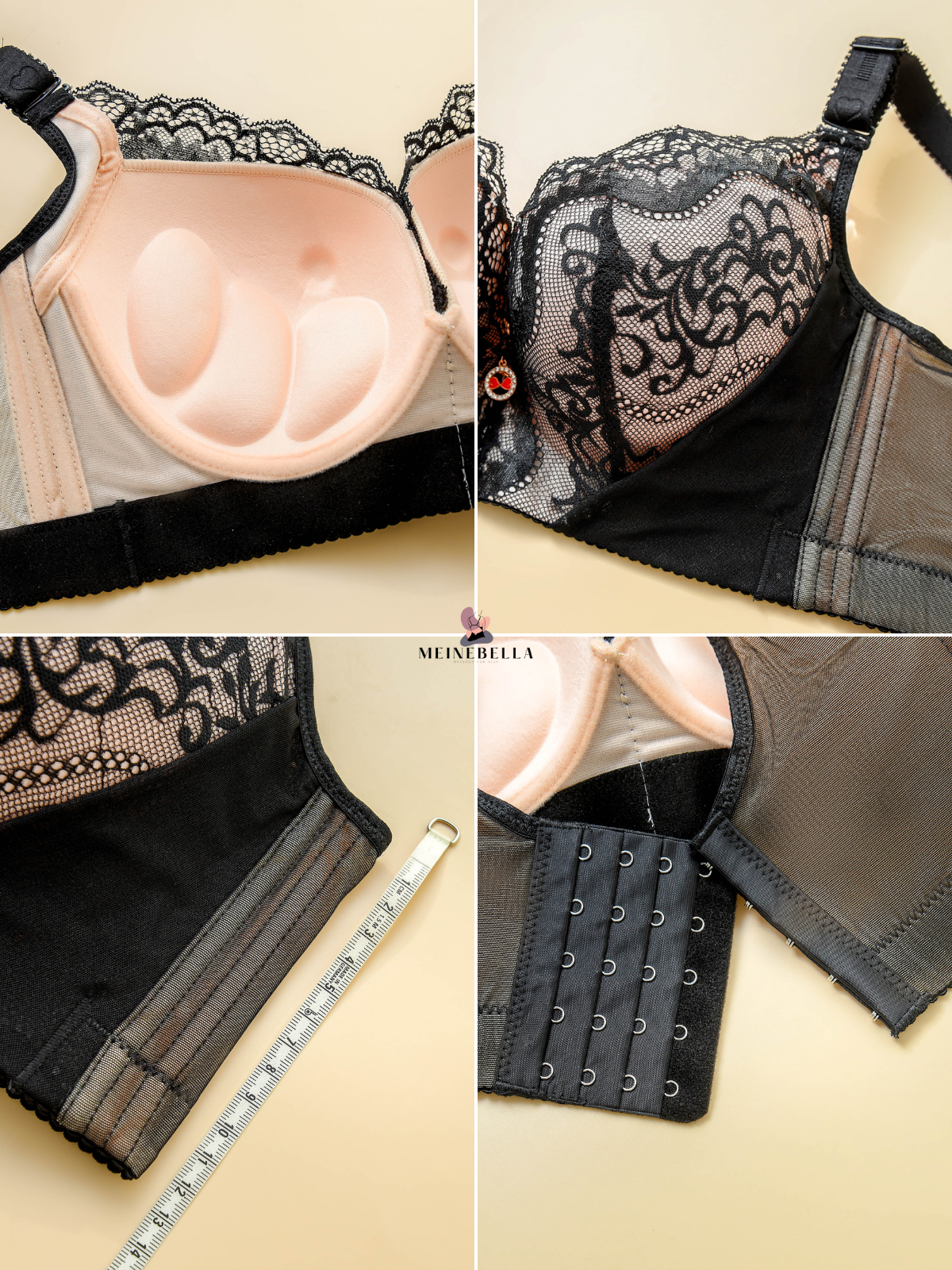 Spitzen-Push-up-BH für selbstbewusste Eleganz im Alltag