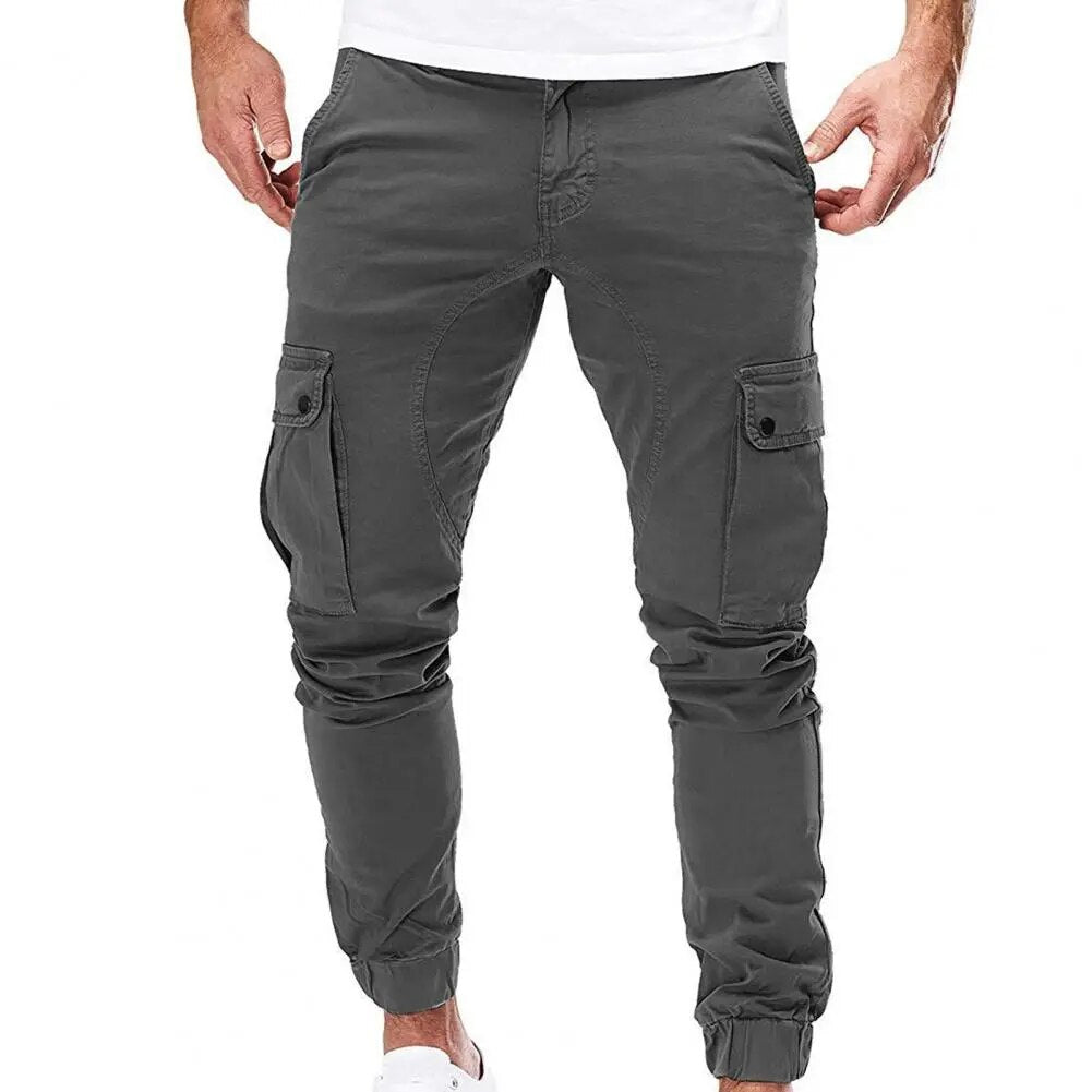 Bruno™ | Schlanke Cargohose