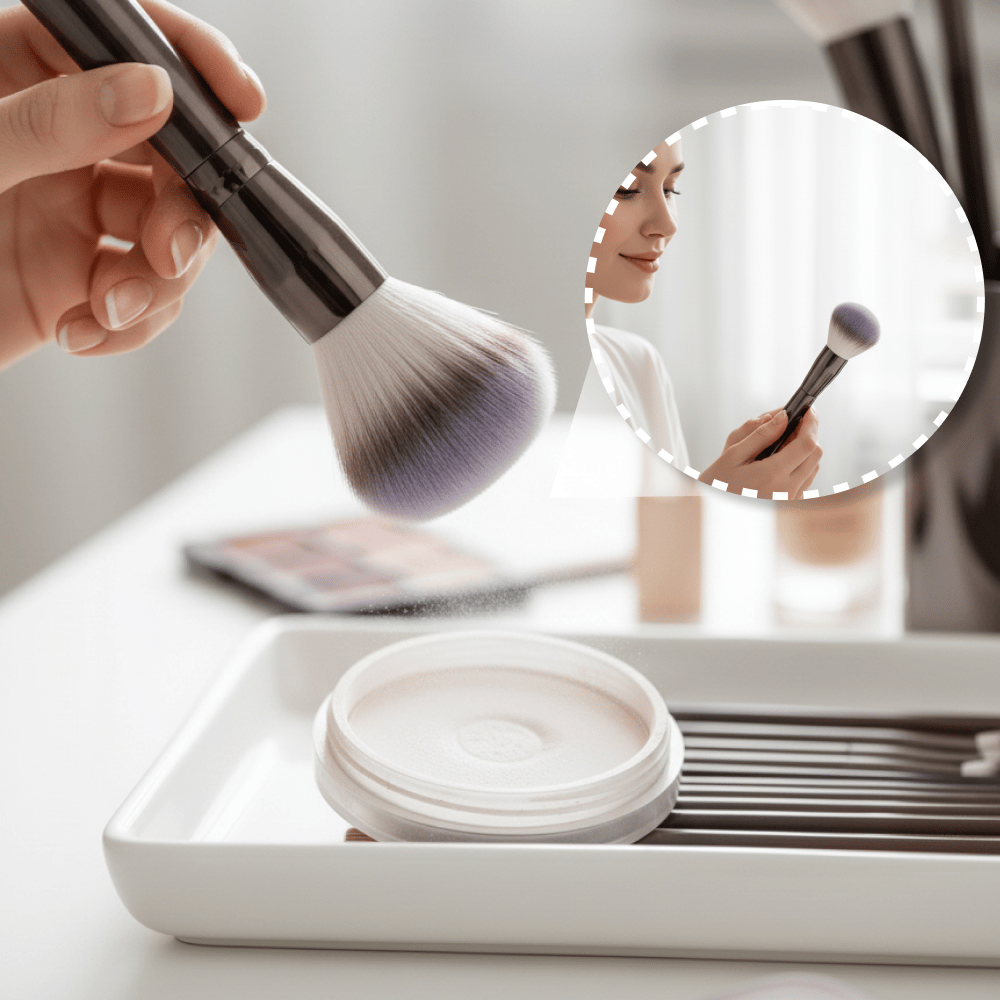 GlamPro – Premium 20-teiliges Coffee Make-up Pinsel Set
