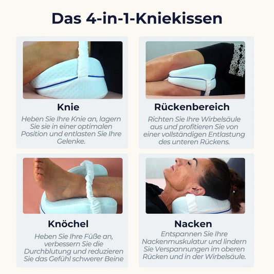 Orthopädisches Kniekissen - Das Geheimnis eines schmerzfreien Schlafs
