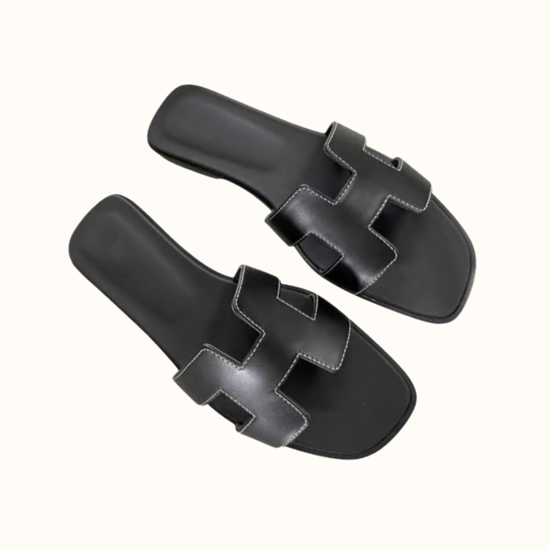 Dames Sandalen met H-Profiel van Vegan Leder Comfortabel en Elegant