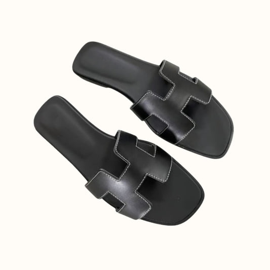 Dames Sandalen met H-Profiel van Vegan Leder Comfortabel en Elegant