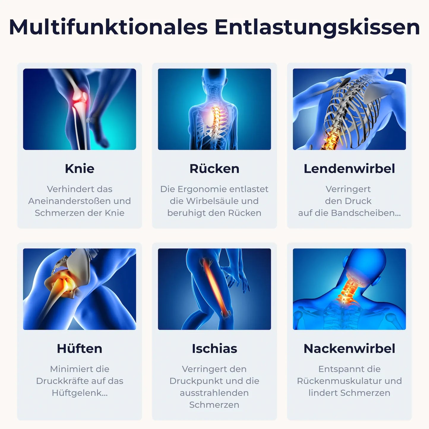 Orthopädisches Kniekissen - Das Geheimnis eines schmerzfreien Schlafs