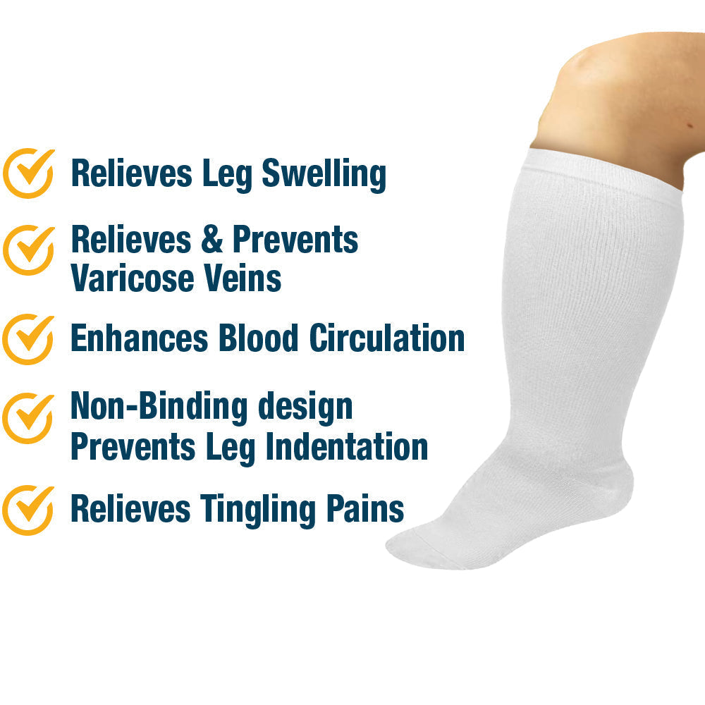 🧦 flysmus™ FlexiFlow – Hyper Stretch Kompressionssocken ohne Einschnürung