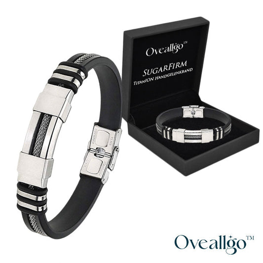 SugarFirm TitanION Handgelenkband  Magnetisches Armband für Balance & Energie
