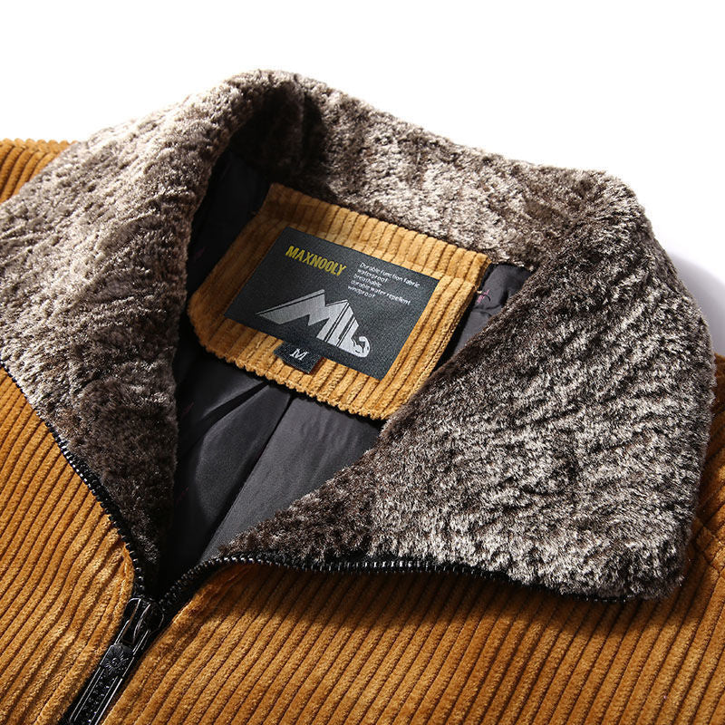 Luciano® | Steppjacke mit Pelzkragen | 50% RABATT!