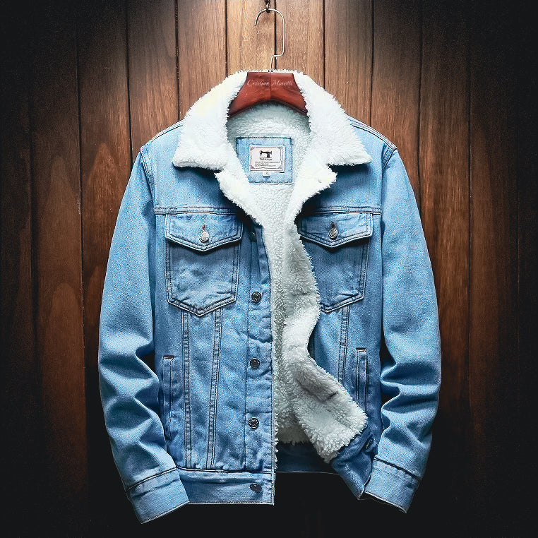 Oliver™ Denim Herrenjacke mit Futter