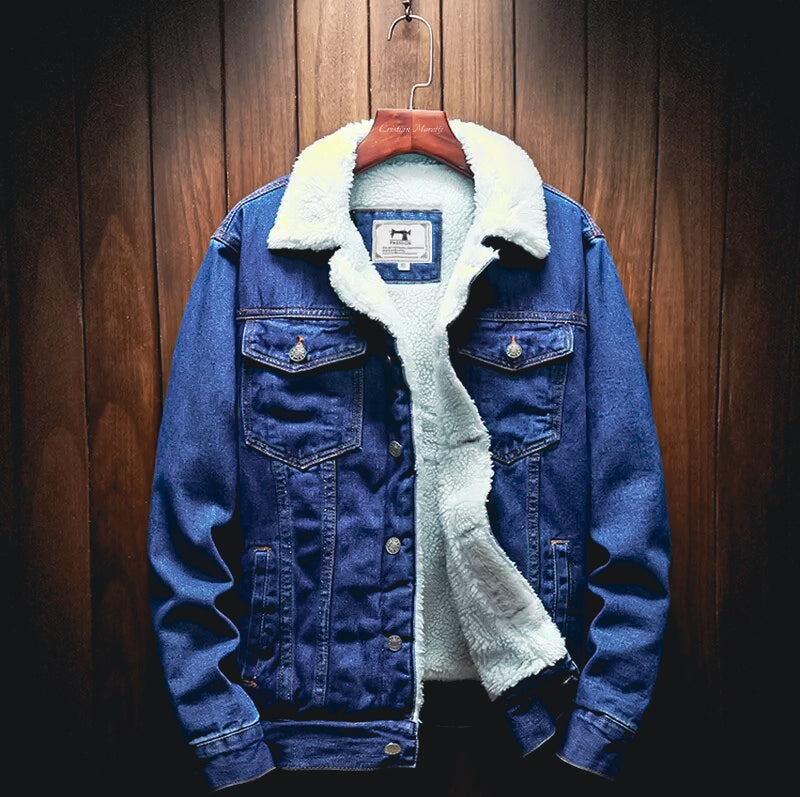 Oliver™ Denim Herrenjacke mit Futter