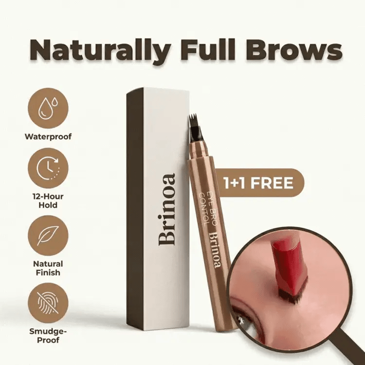 Waterdichte Microblading Wenkbrauwpen - Veegvast, 12 uur houdbaar