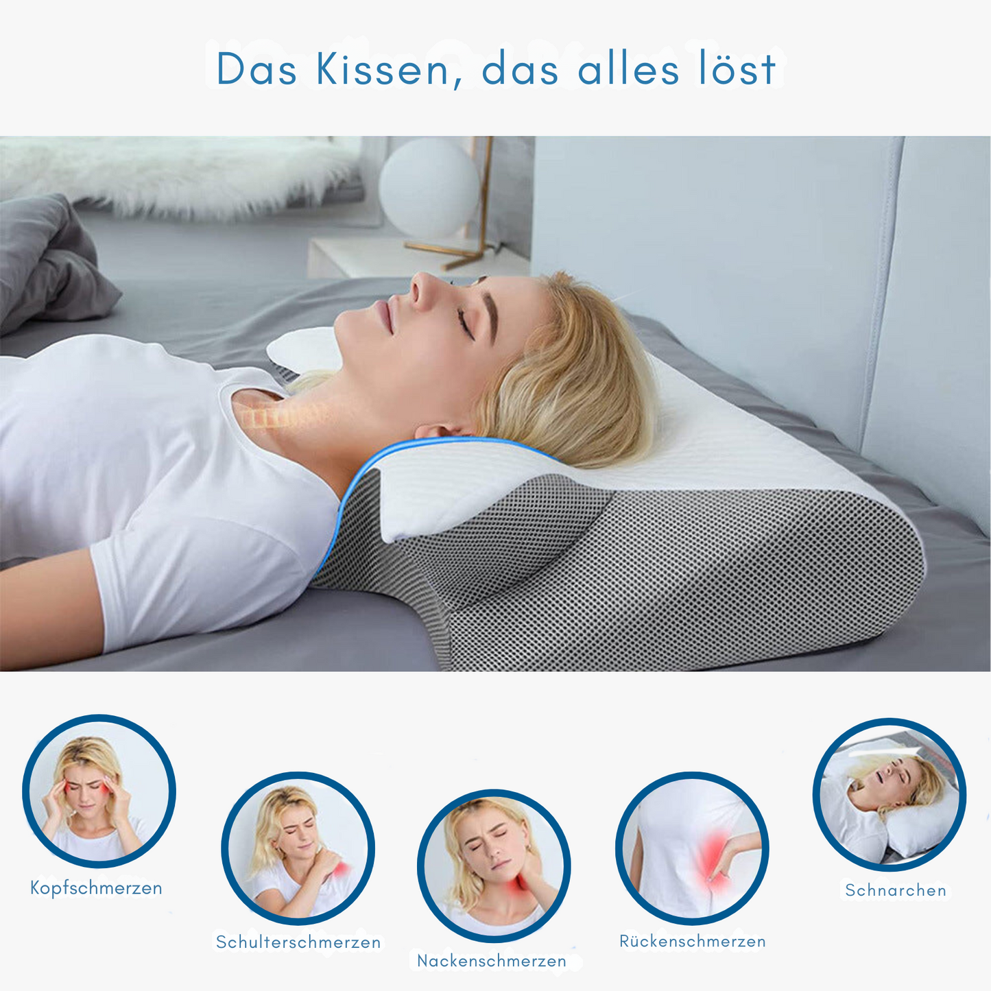 ZenHaven™ Memory-Foam-Kopfkissen