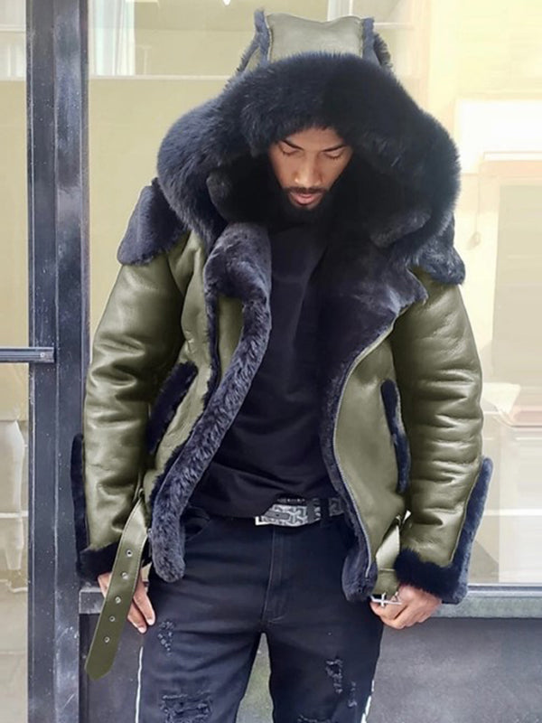Adrian™ – Herrenjacke mit Kunstfell-Kapuze