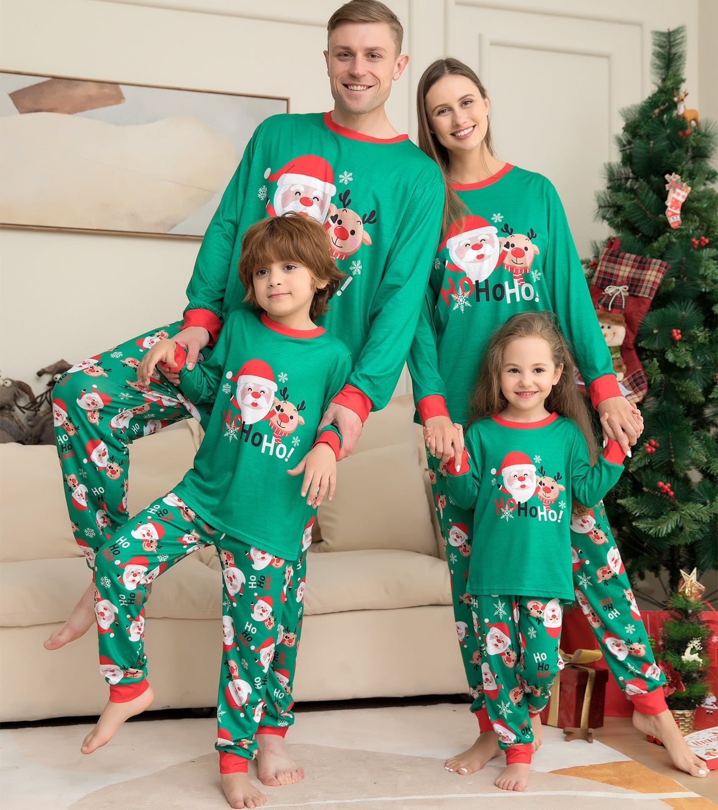 50% RABATT || JollyFamily™ - Familien-Weihnachtspyjama-Sets