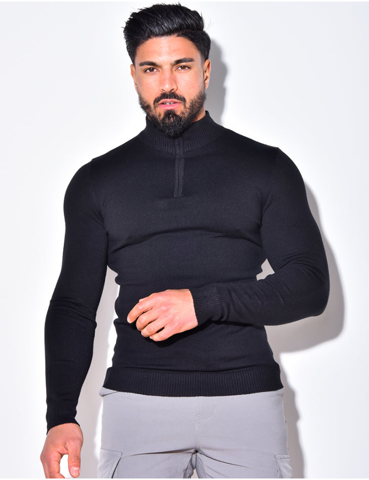 Otto™ - Halblanger Rollkragenpullover mit Reißverschluss