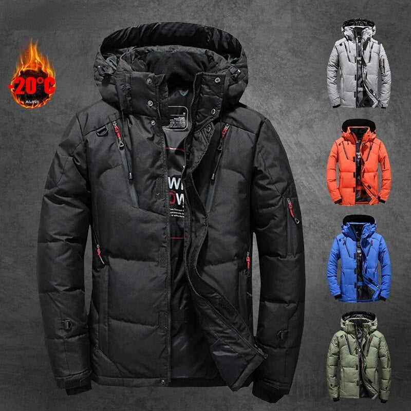 FrostGuard™ | dicke Pufferjacke mit Kapuze